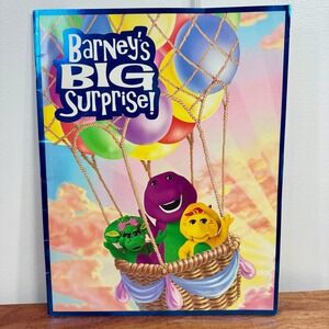 Vintage Barney's Big Surprise Live Show Souvenir Program Book 1990s Lyons Group